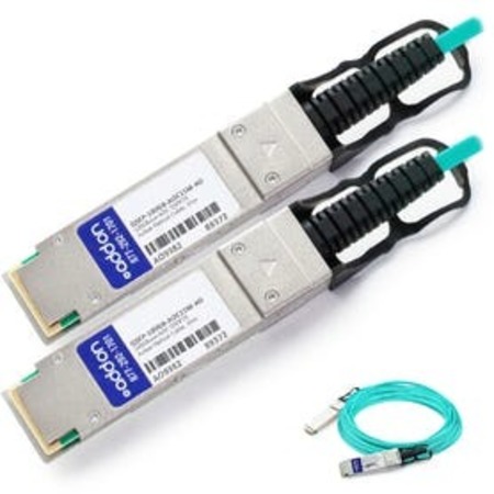 ADD-ON Msa And Taa Compliant 100Gbase-Aoc Qsfp28 Active Optical Cable QSFP-100GB-AOC15M-AO